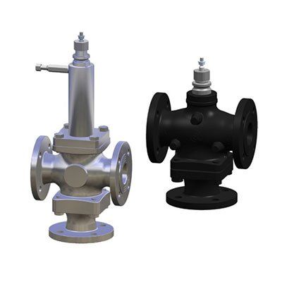 3 WAY MIXING GLOBE VALVES