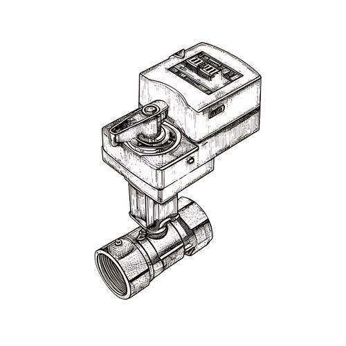 BALL AND GLOBE VALVES WITH ACTUATORS