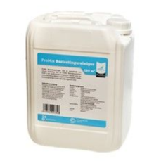 Witte verpakking Promix bestratingreiniger, met blauw etiket en barcode.