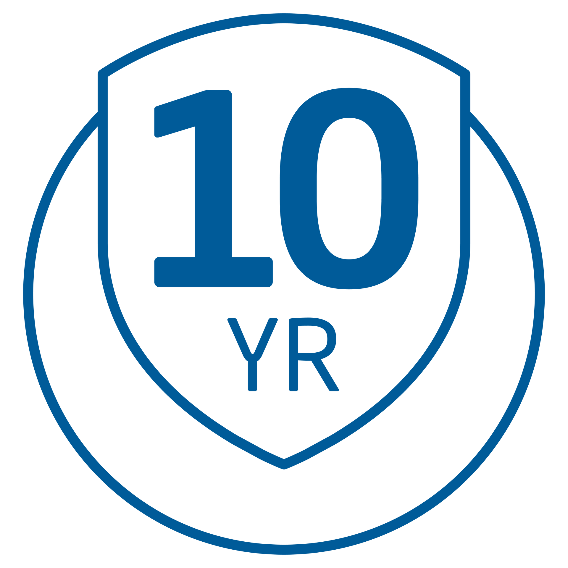 Baxi 10 year warranty logo