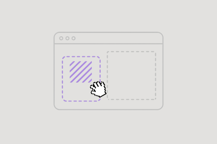 A cookie policy button with a cookie on it on a purple background.