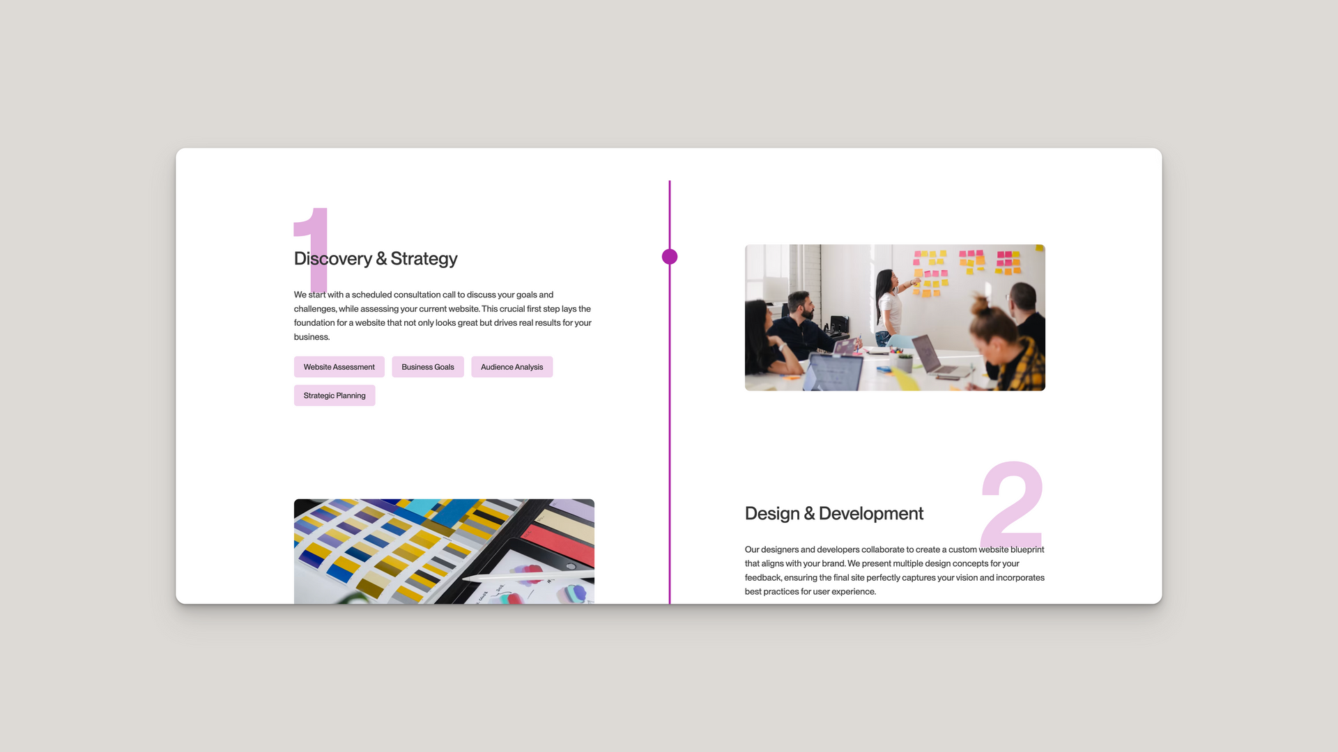 Timeline (Text & Image)