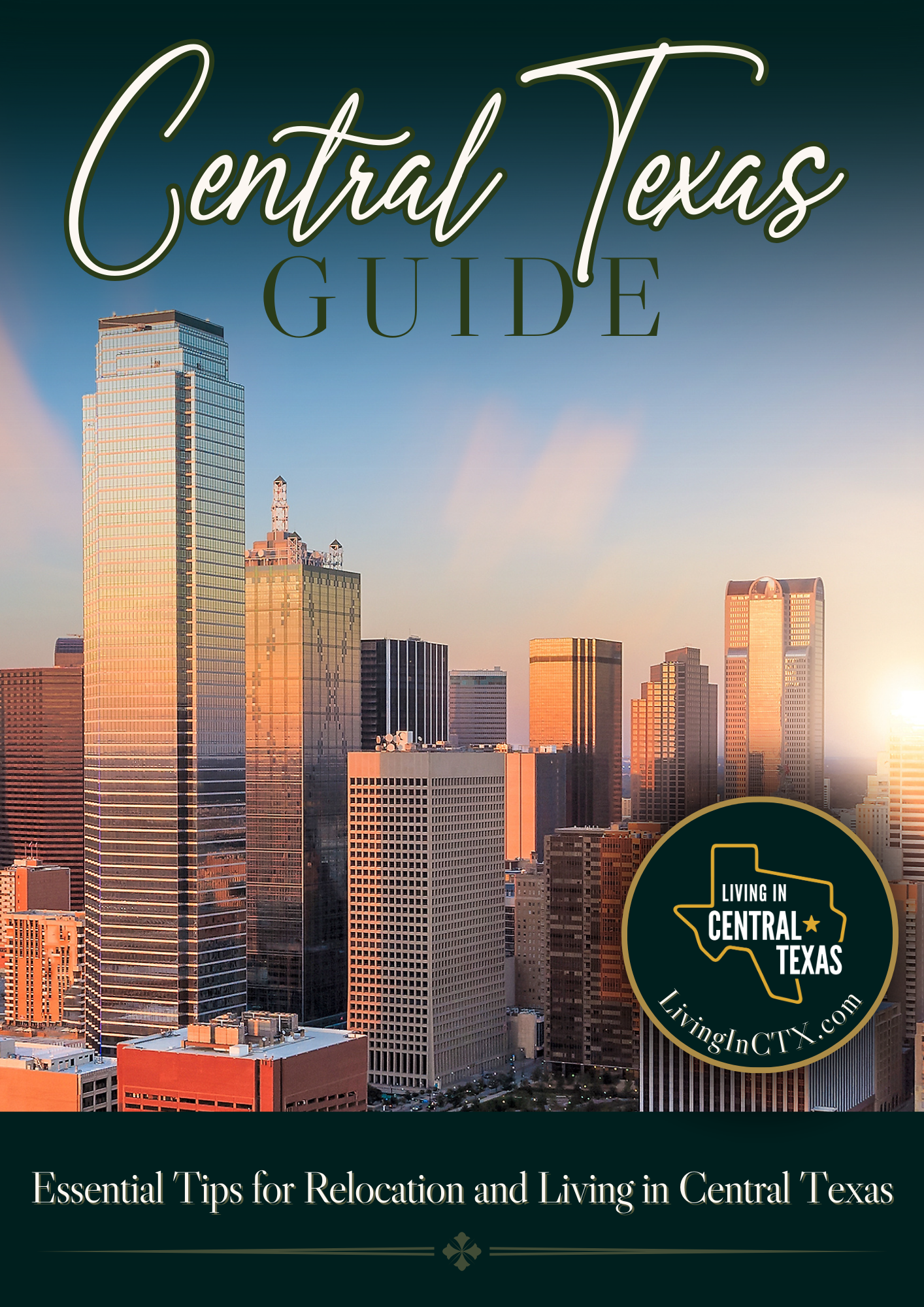 A picture of a house on the cover of a relocation guide.