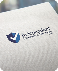 Logo: Blue shield with checkmark, 