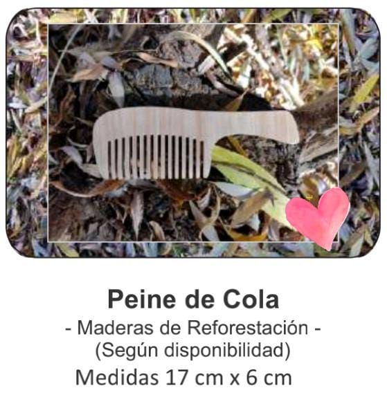 Peines de madera de reforestación (largos)