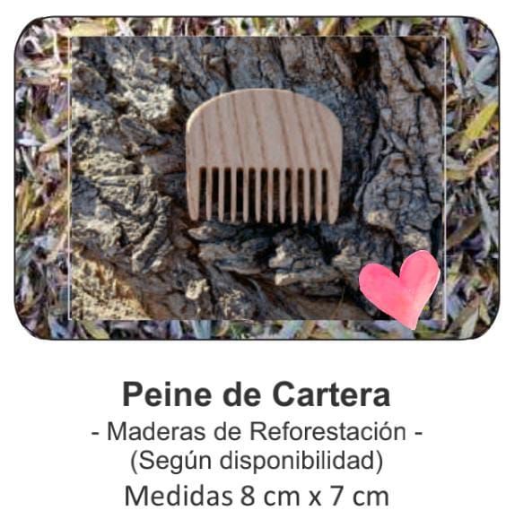 Peines de madera de reforestación (cortos)