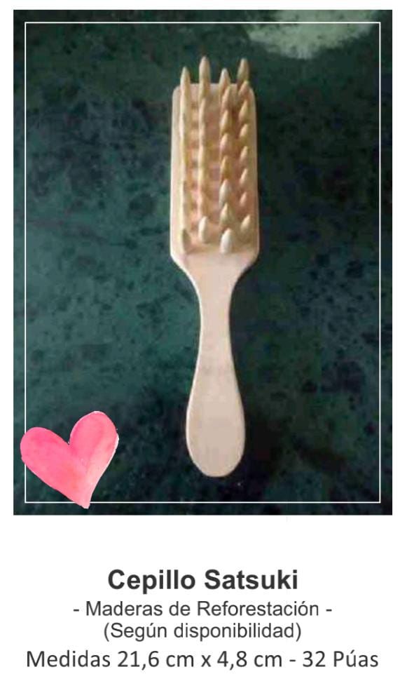 Cepillos de madera Línea Tsuge (largos)