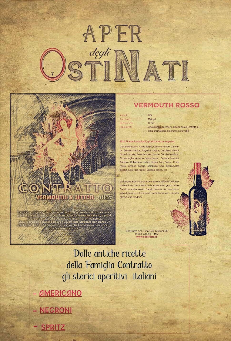 aperitivo  ostinati