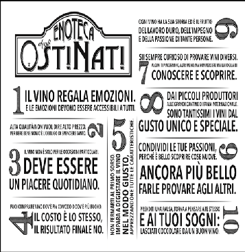 Enoteca degli ostinati a Acquapendente