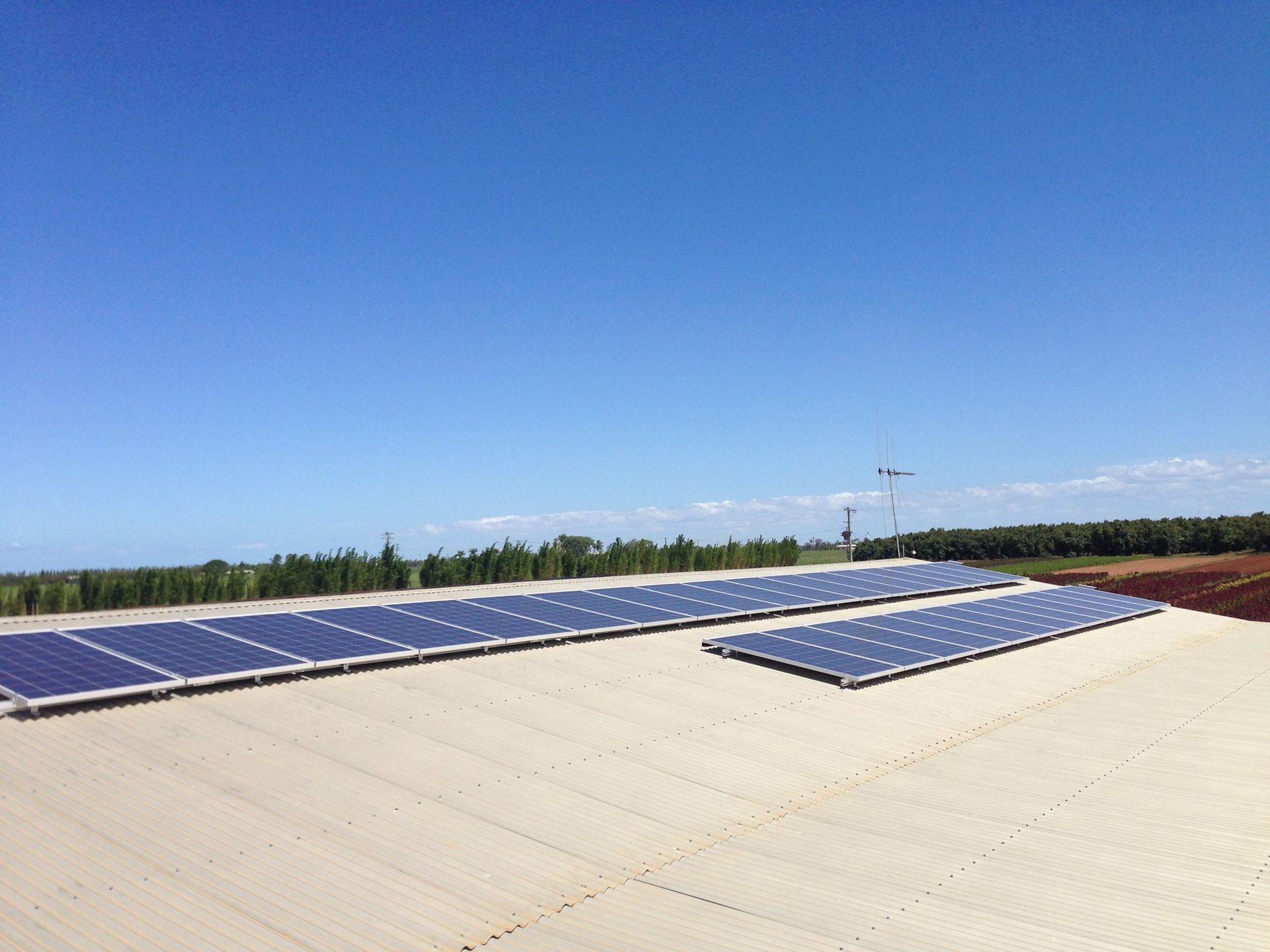 A roof with a lot of solar panels on it — AC Electrical & Air In Bundaberg Central, QLD