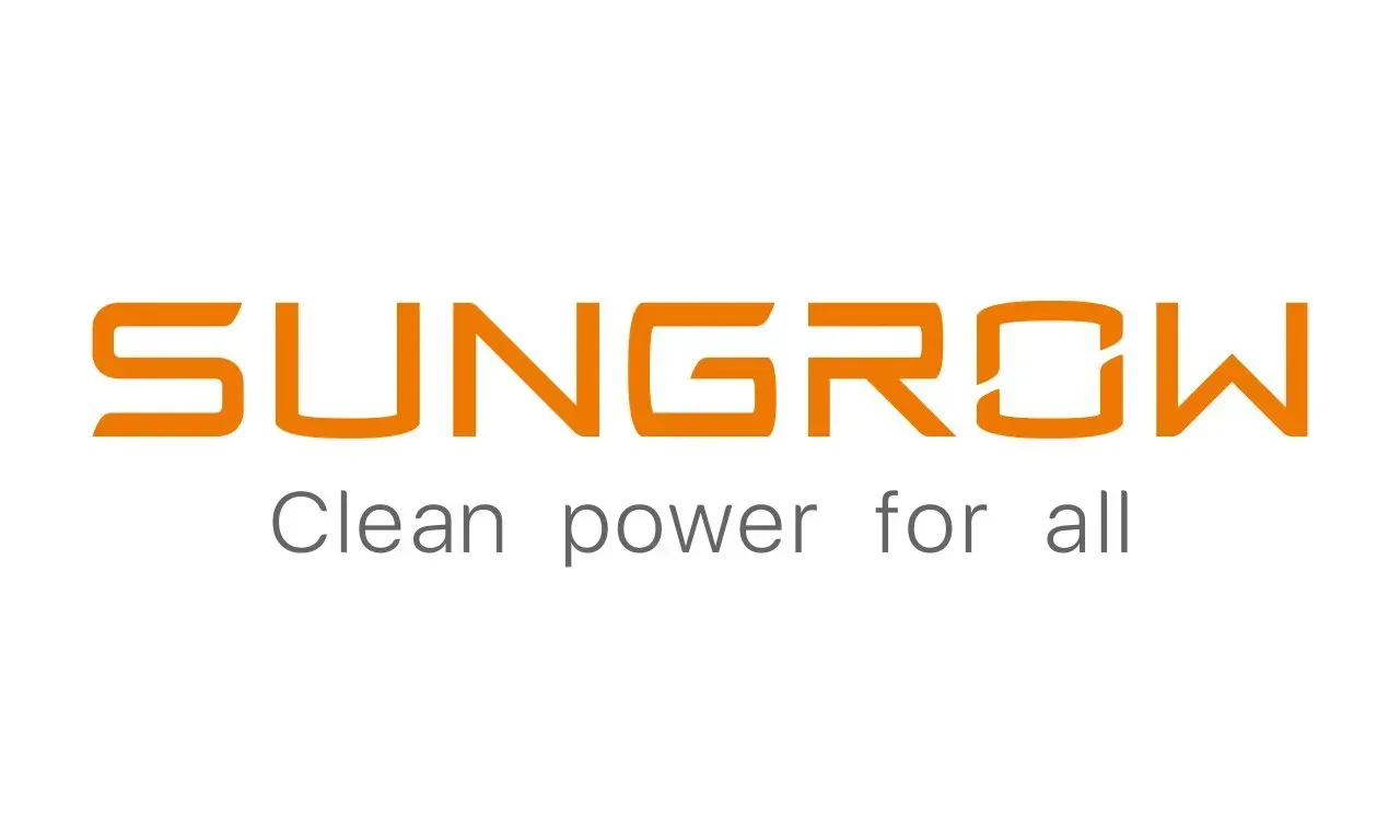 The Sungrow Logo Is Orange and White and Says Clean Power for All — AC Electrical & Air In Bundaberg Central, QLD
