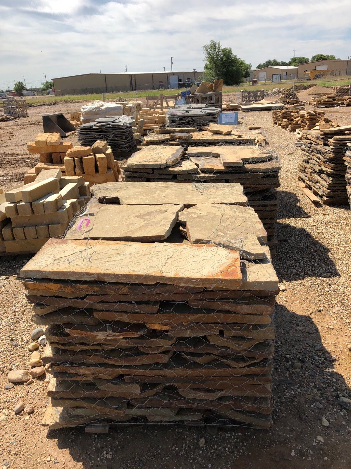 pile of flagstones