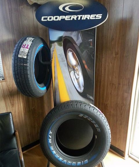 Cooper Tire Corner Display - Marion Tire Dealer in Marion, VA