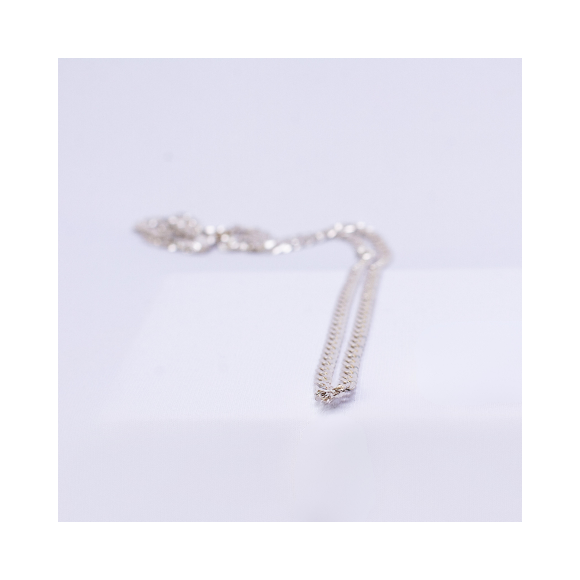 Sterling Silver Cartier Style Chain Necklace