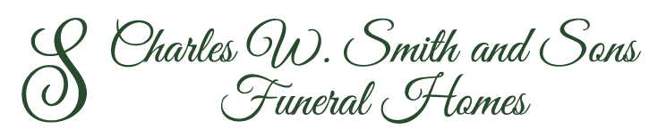 The logo for charles w. smith and sons funeral homes