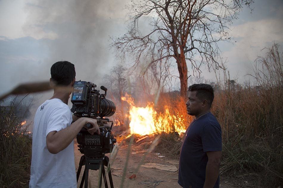 Filming the fires in Brazil