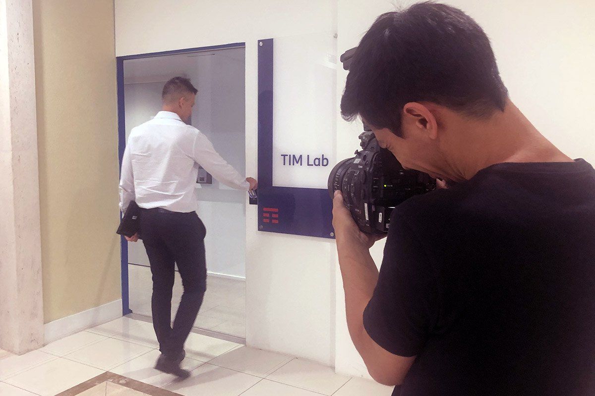 Filming at Facebook TIM Lab in Rio de Janeiro