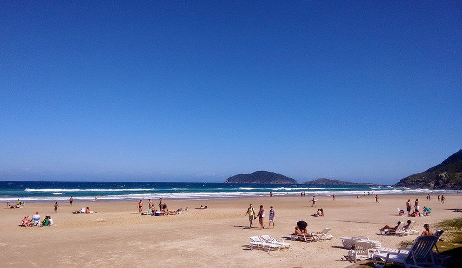 Florianopolis beach in Brazil