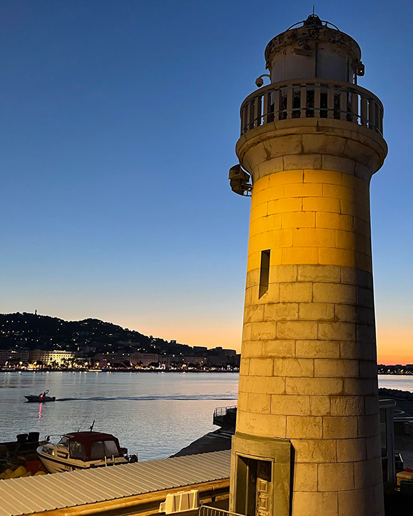 A lighthouse at Cannes