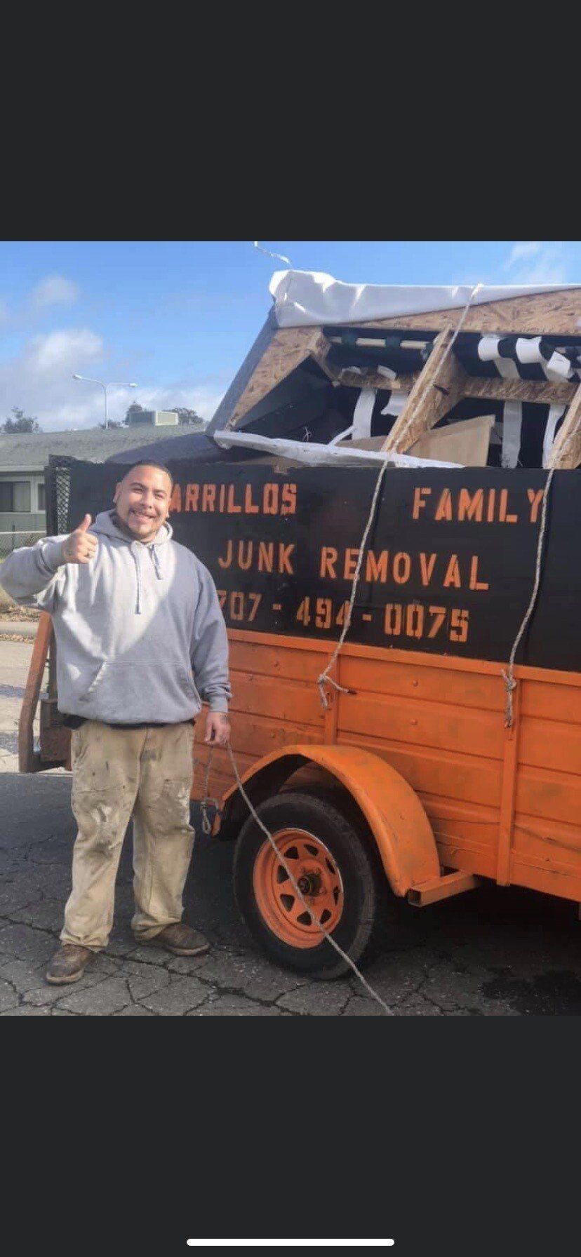 Carrillo's family junk removal photos