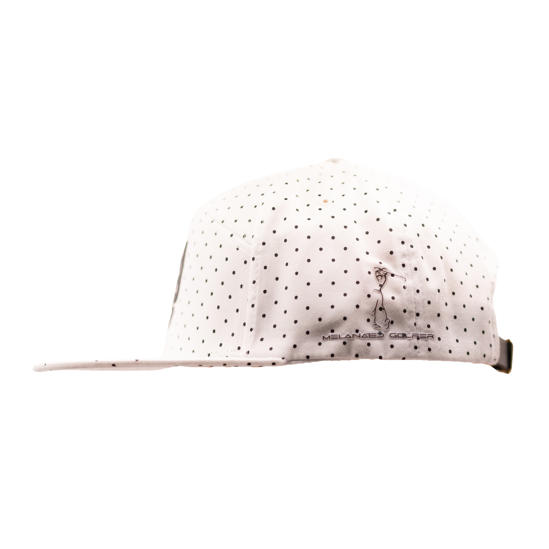 Classic White Polka Dot Golf Cap