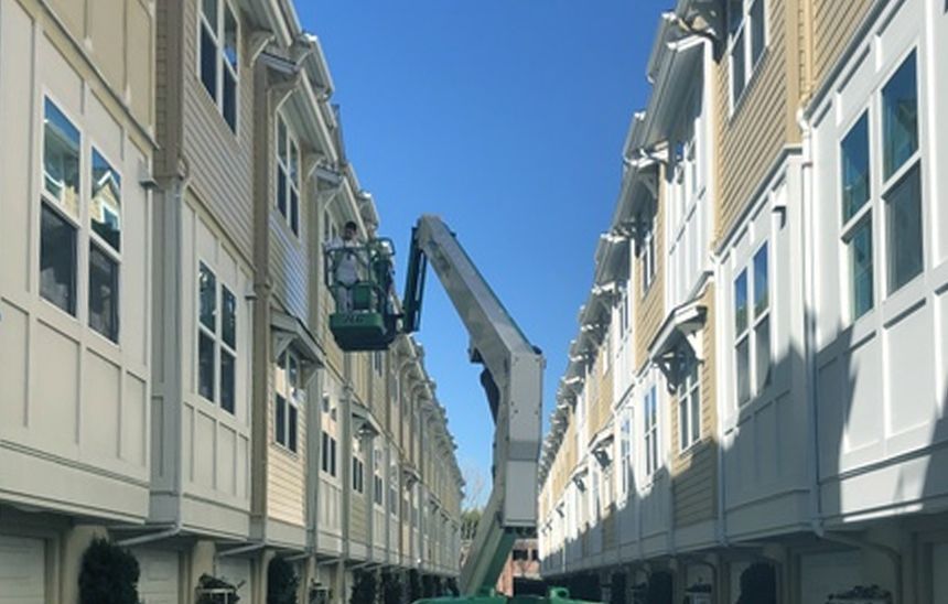 Mid-rise construction and painting california
