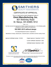 Omni IATF certification