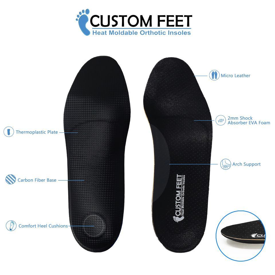 Podiatry practice with custom feet orthotics