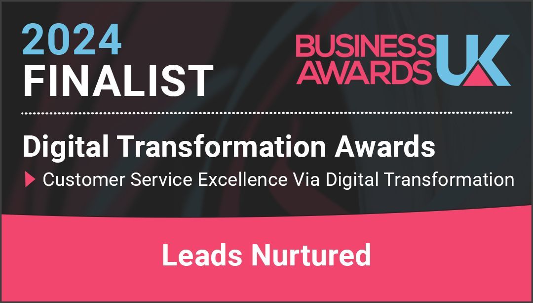 A 2024 business awards finalist digital transformation award leads nurtured