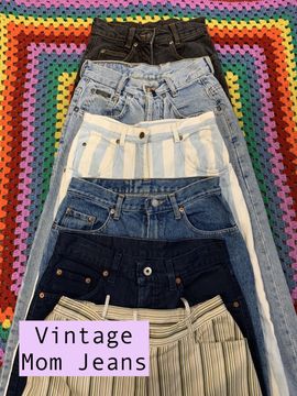 women's vintage high waisted jeans