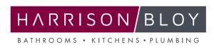 the harrison / bloy logo is for bathrooms , kitchens , and plumbing .