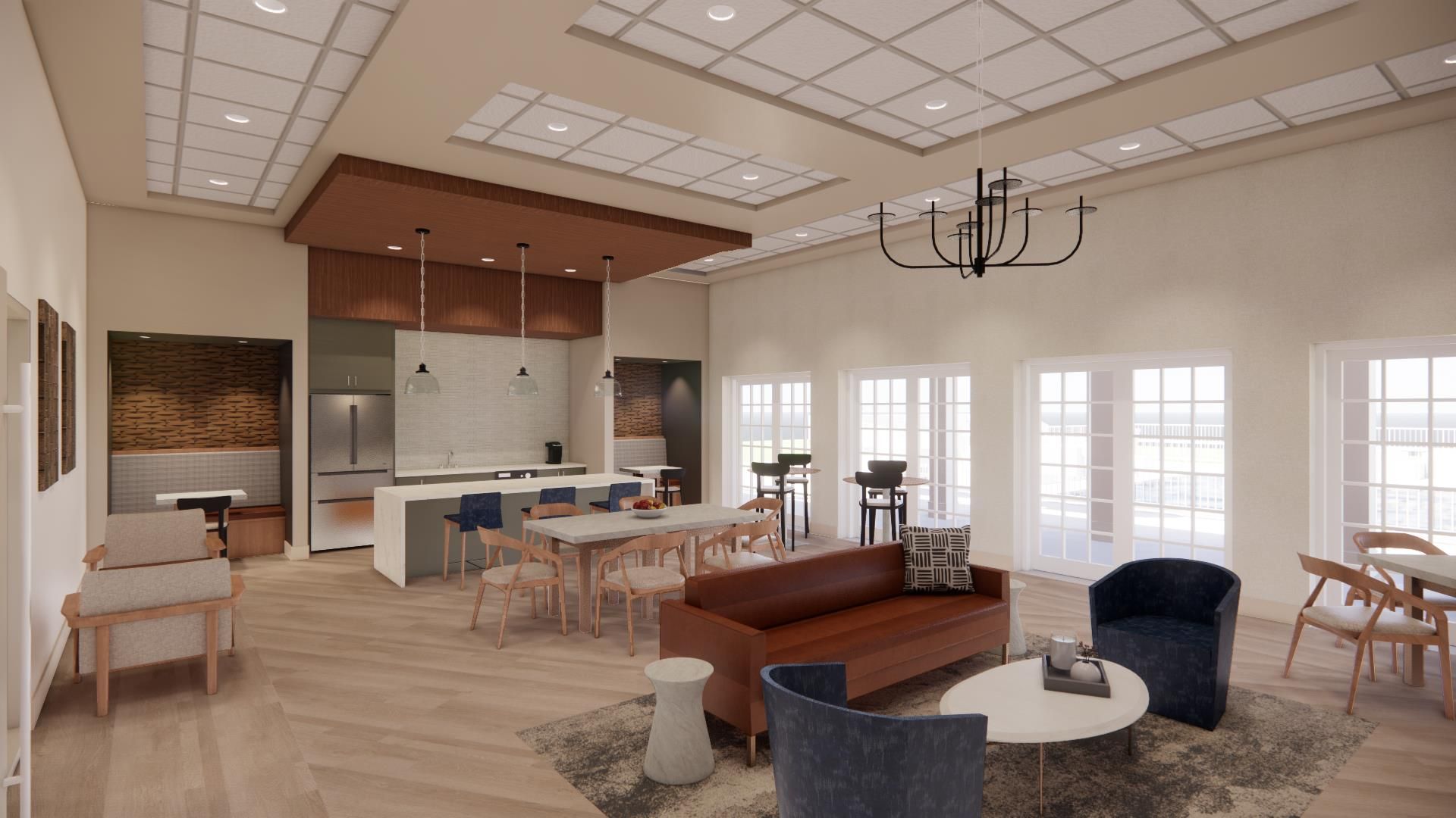 Community Building Interior