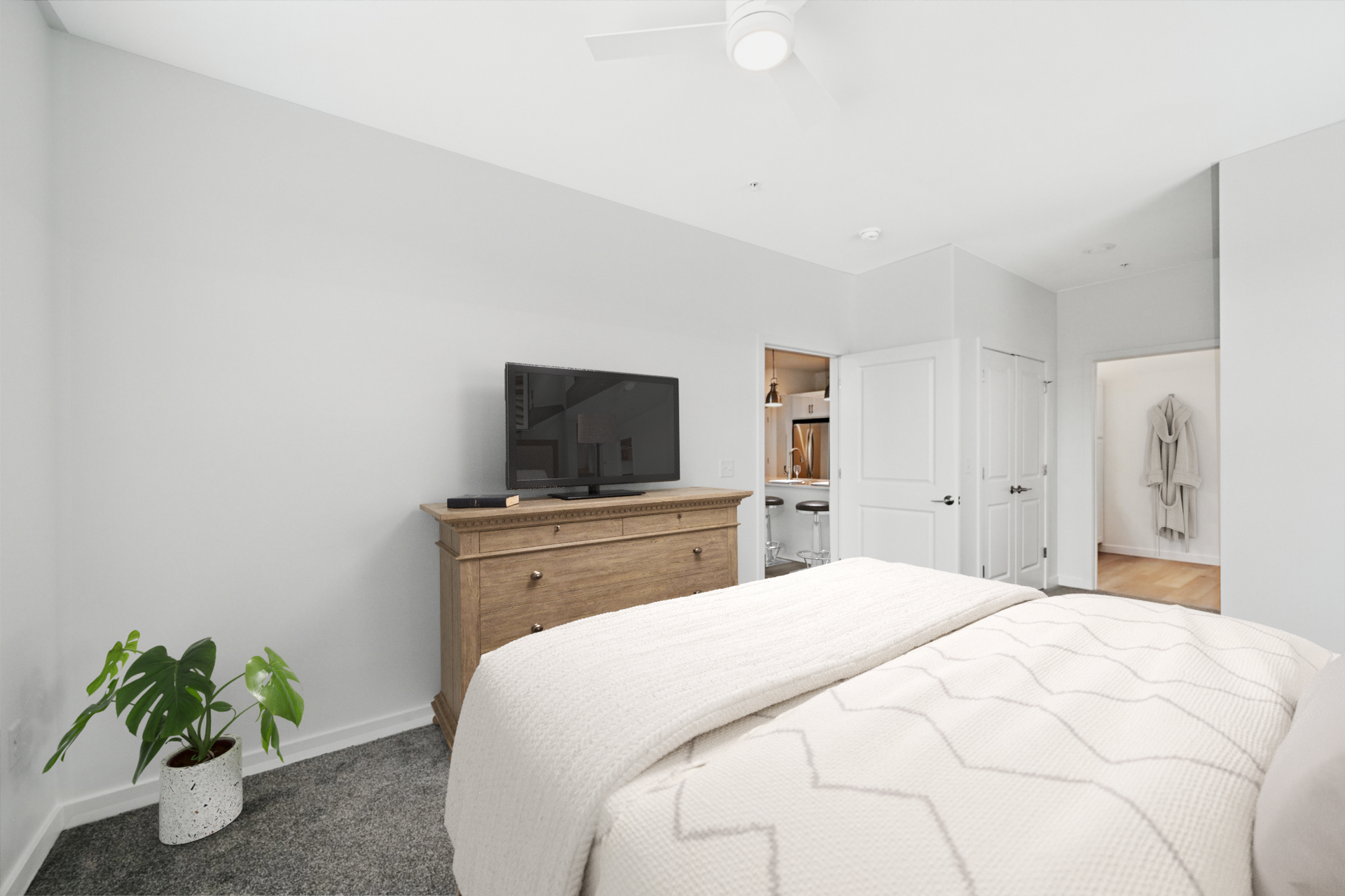 Bedroom Staged Apartment