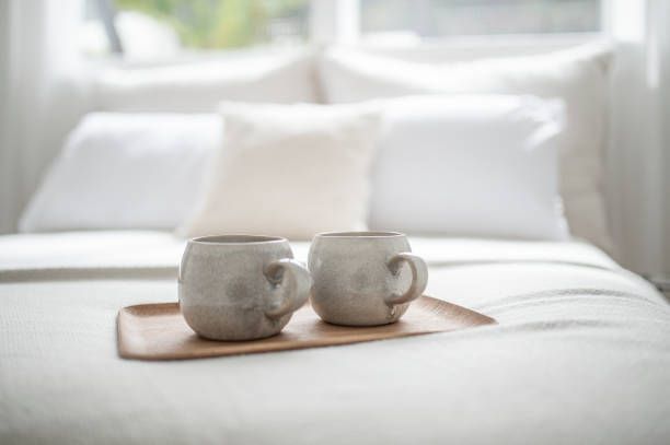 At Home with a Cup of Cofee or Tea