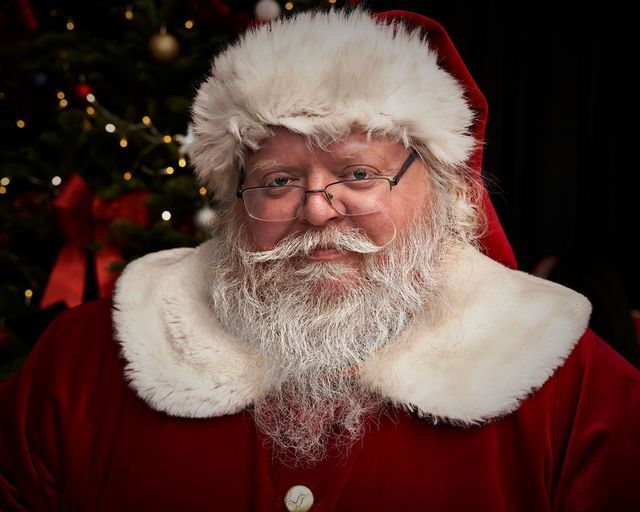 Headshot of Santa Claus.