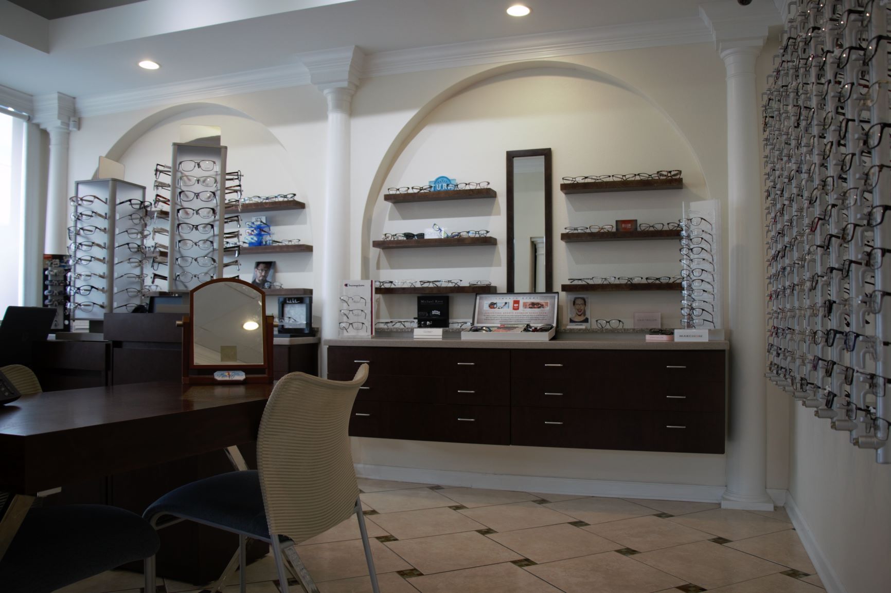 Bright Eyes Optique Inside Office — St. New Orleans, LA — Bright Eyes Optique