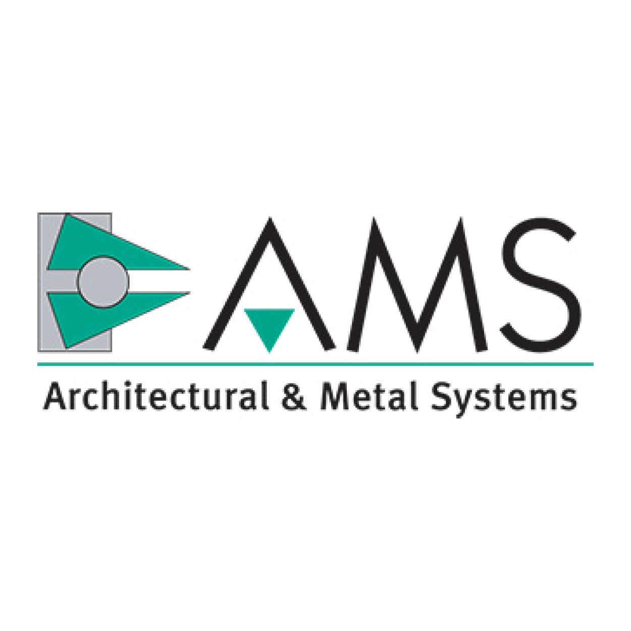 Logo for Architectural & Metal Systems. Logo