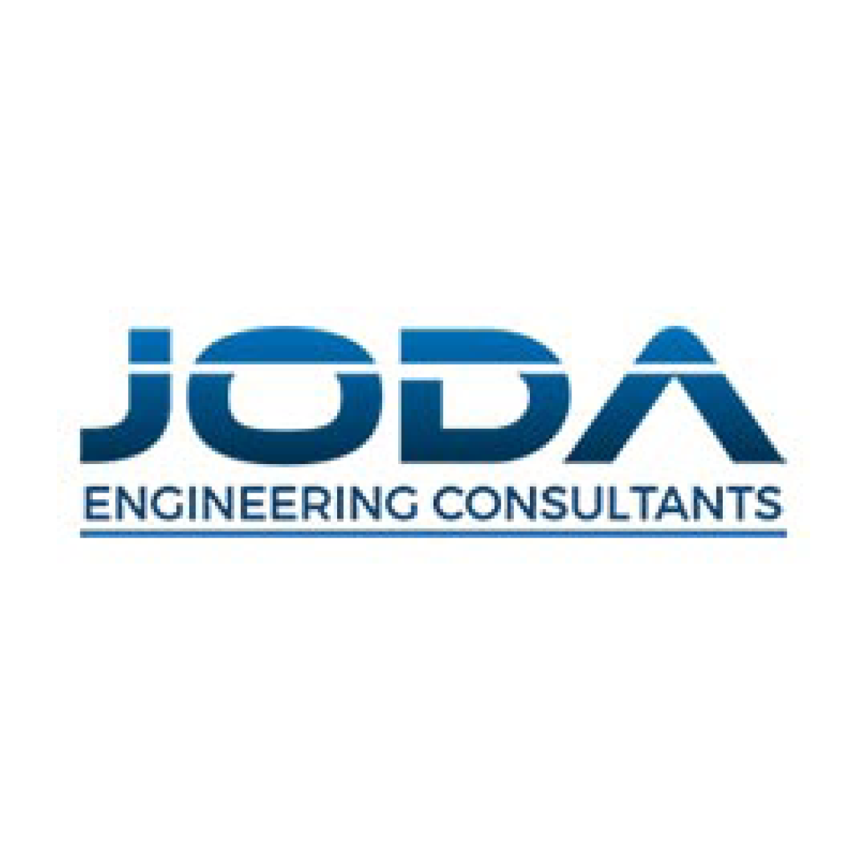 Logo for JODA Engineering Consultants: blue text on white background.