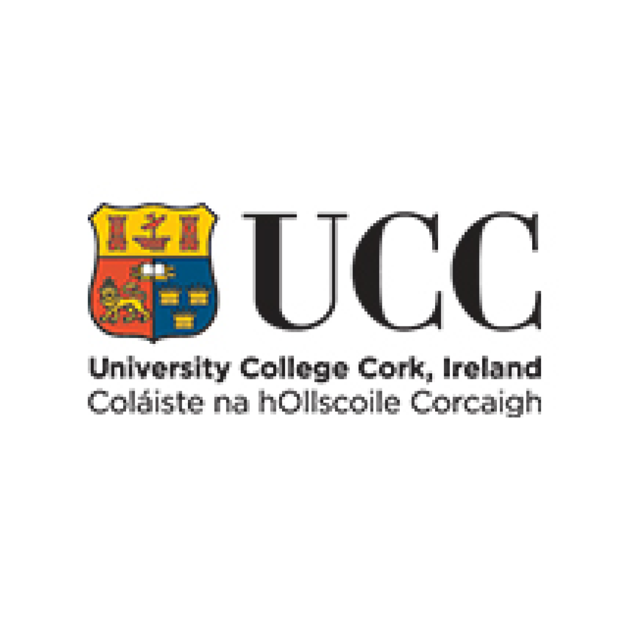 UCC logo with crest, text