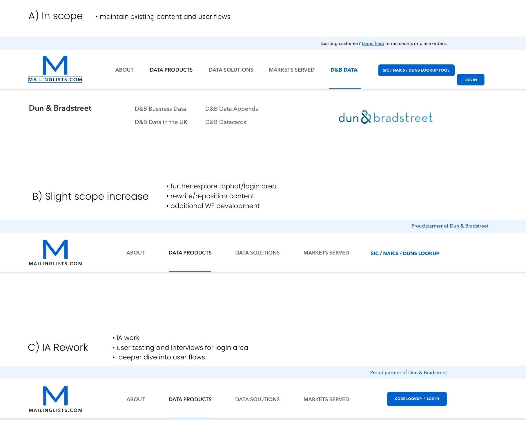 A screenshot of a website with the letter m on it.