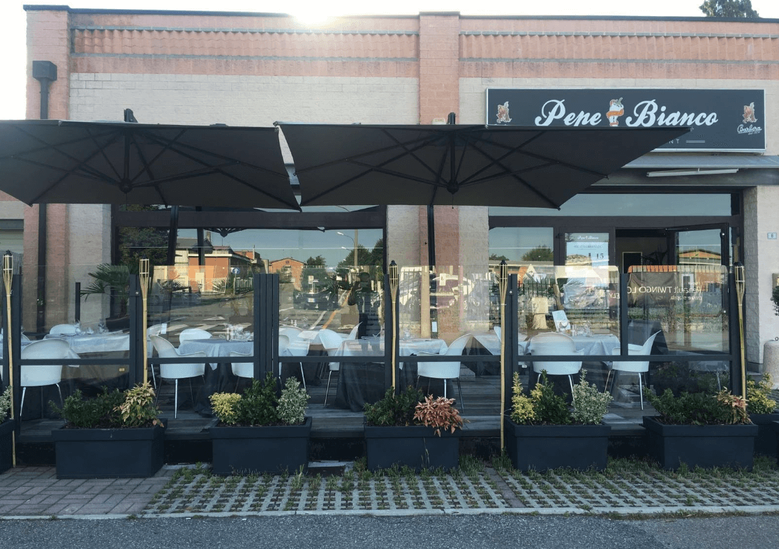 déhor di un ristorante