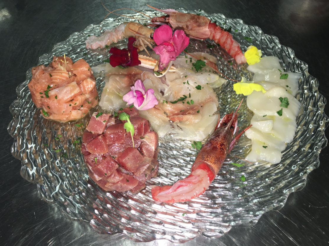 crudo di pesce misto