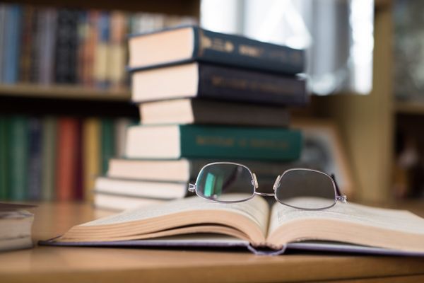 Living Wills — Pile of Books and Glasses Above the Book in Waycross, GA