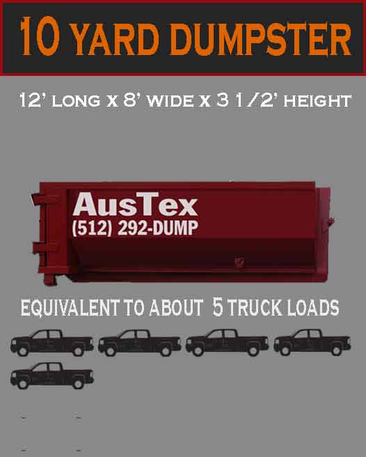 10 yard dumpster rental austin
