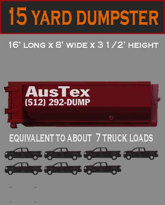 15 yard dumpster rental austin