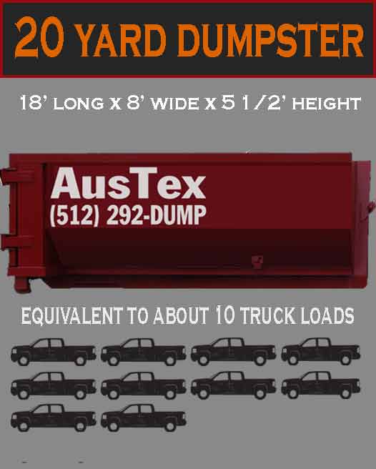 20 yard dumpster rental austin