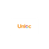Logo with the word "Unlock" in orange with a colorful camera aperture replacing the "o".