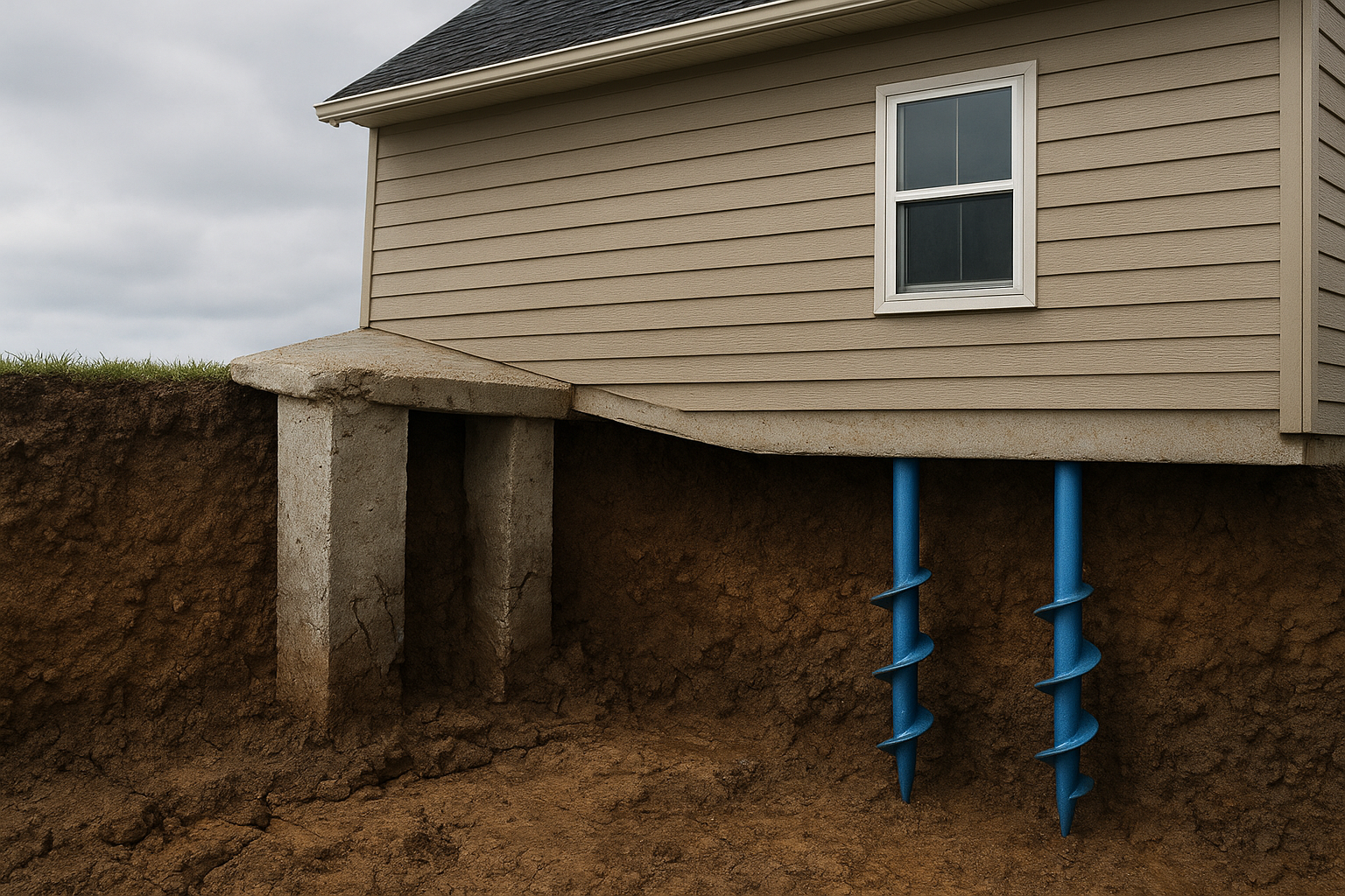 Screw piers vs concrete piers