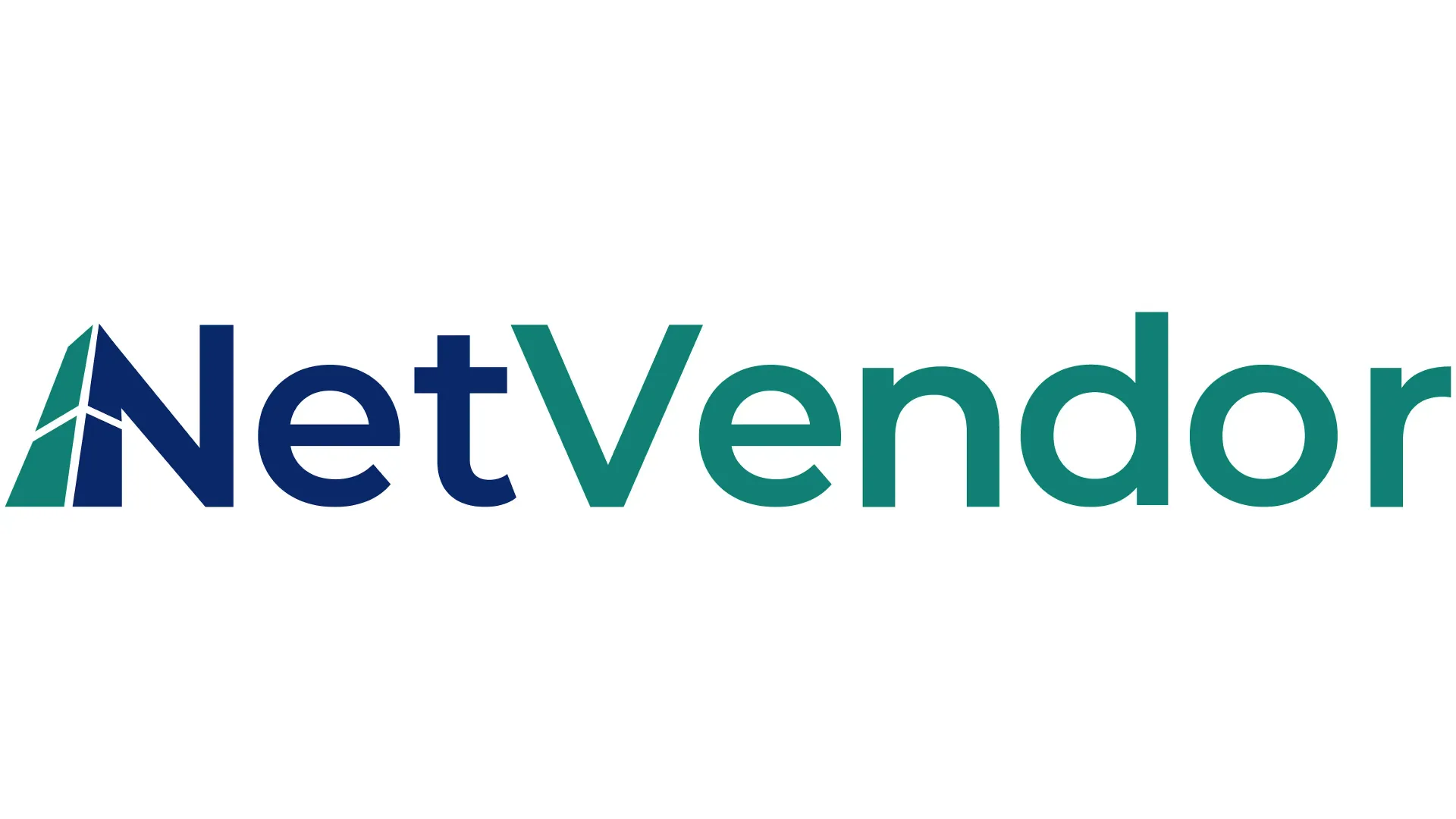 The netvendor logo is green and blue on a white background.