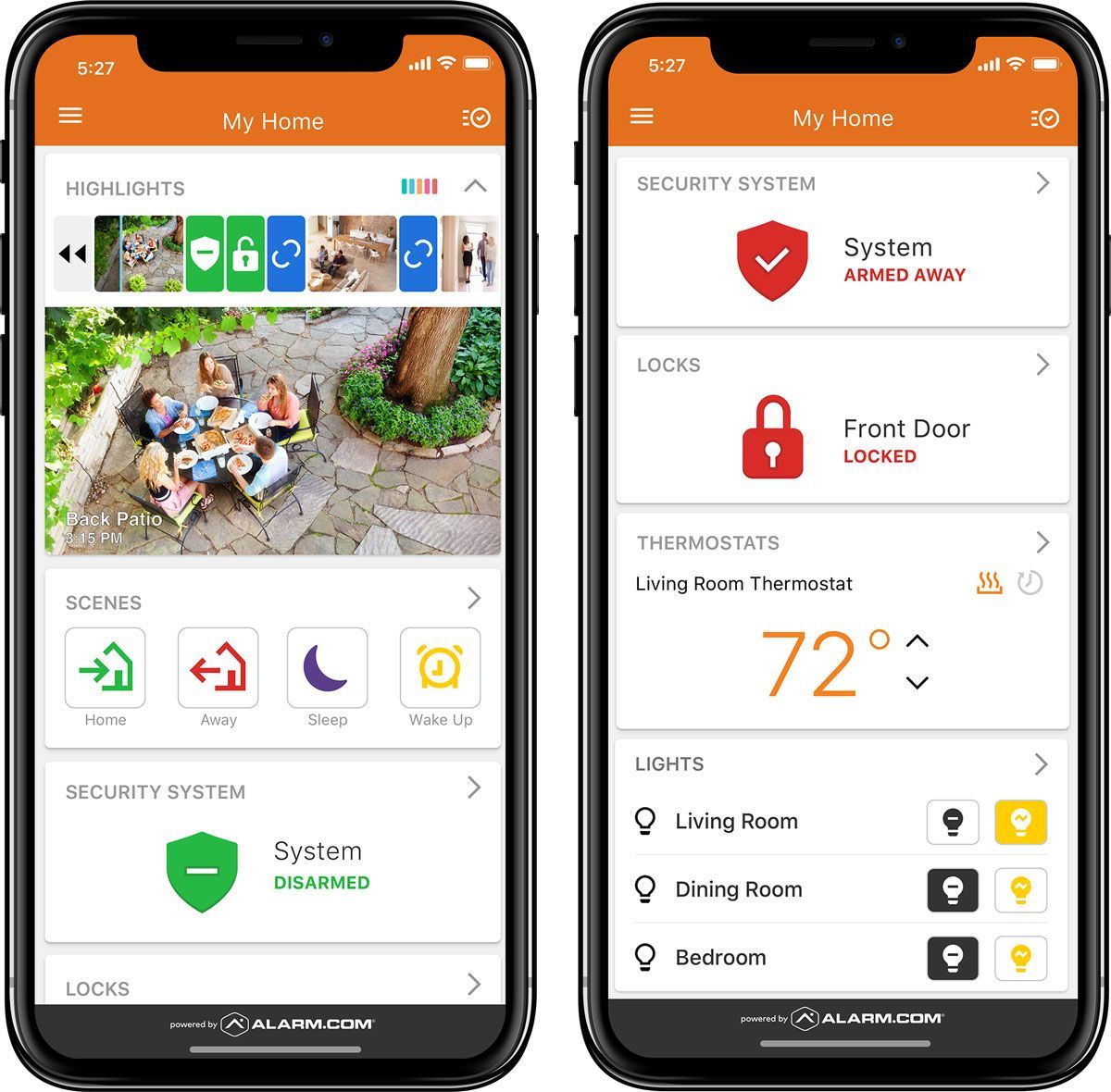 alarm.com interactive services